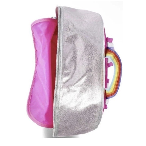 Wonder Nation Critters Mane Event Girls 17" Rainbow Unicorn Backpack and Lunch - Picture 4 of 4
